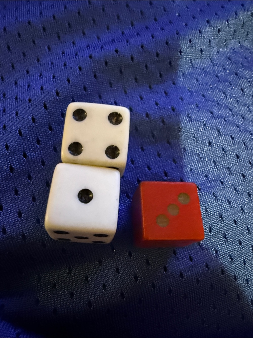 Classic White and Red Dice Set - Home Games